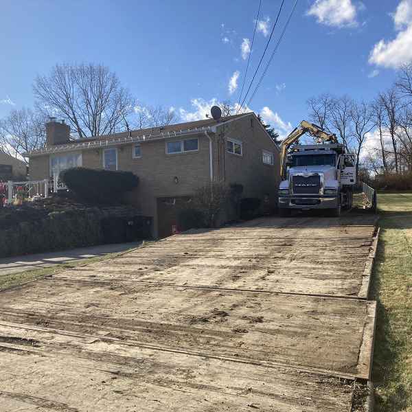 Ground Preparation for Garage / Driveway