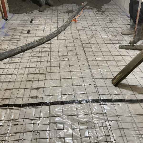 Concrete Foundation in Progress