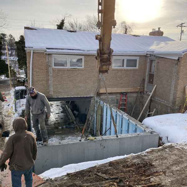Working on a New Garage