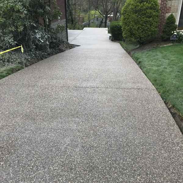 Exposed Aggregate Driveway