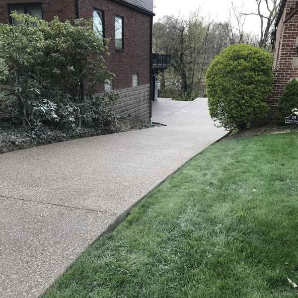 Exposed Aggregate Driveway
