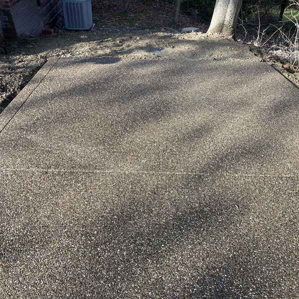 Exposed Aggregate Sidewalk