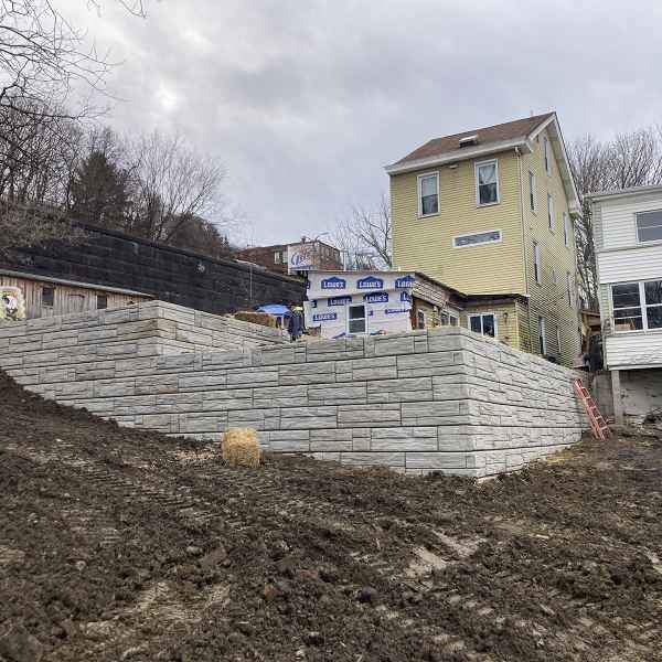 Custom Retaining Wall Installation