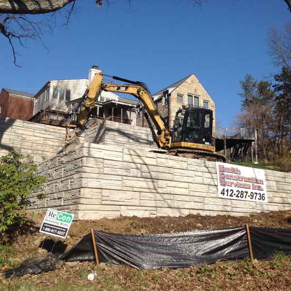 Residential Retaining Wall Construction
