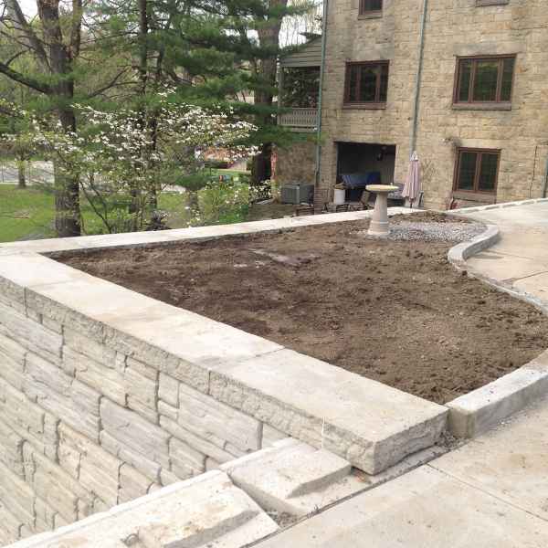 Residential Retaining Wall Construction