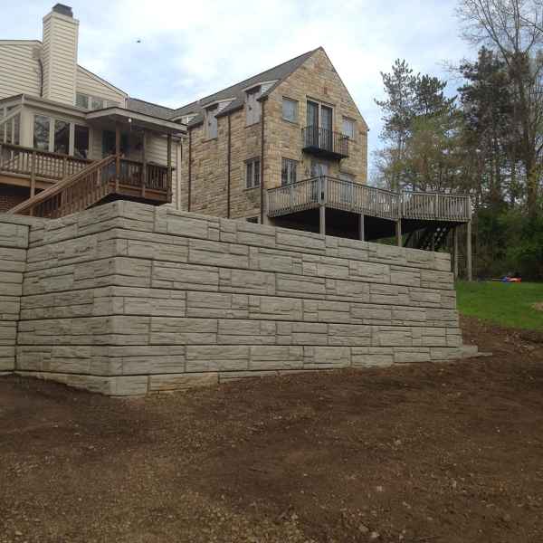 Residential Retaining Wall Installation