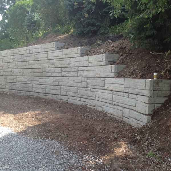New Retaining Wall
